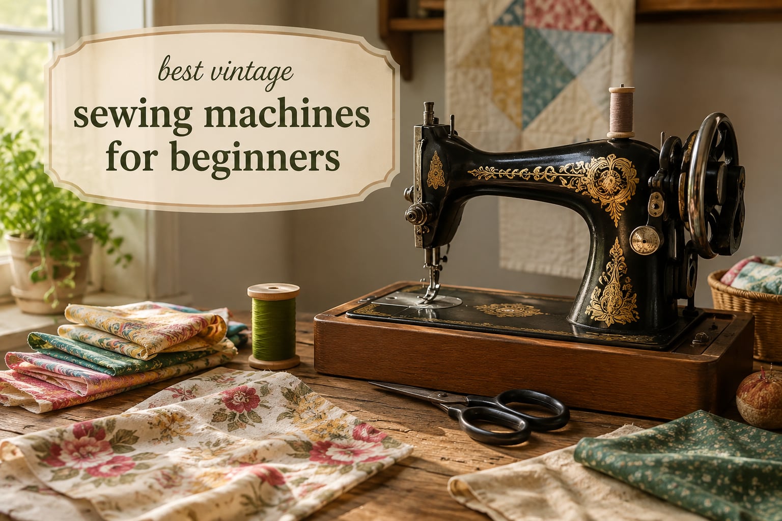 best vintage sewing machines for beginners