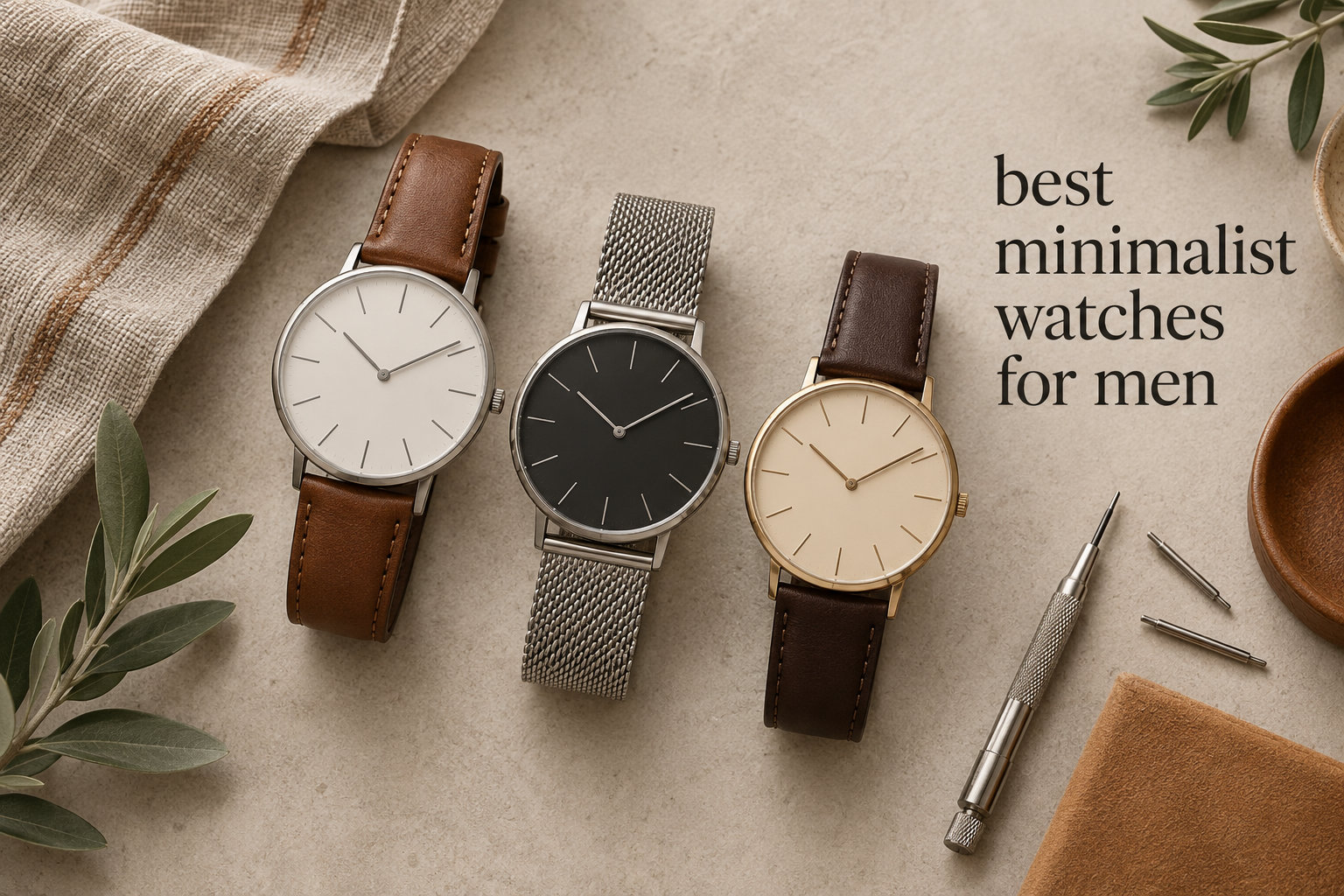 best minimalist watches for men