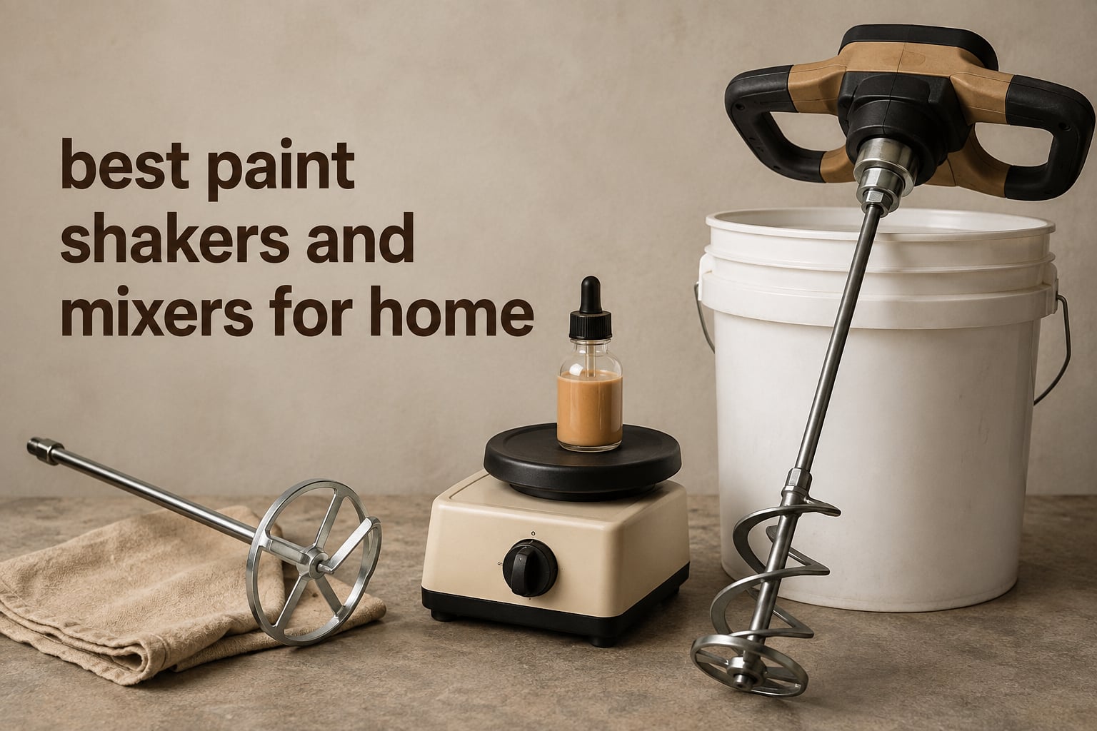 best paint shakers and mixers for home