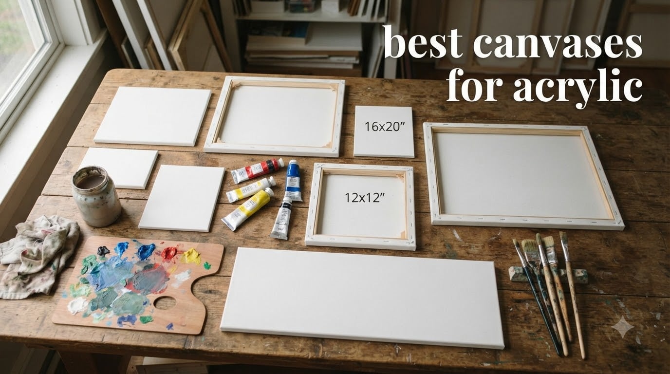best canvases for acrylic
