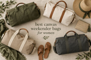 best canvas weekender bags for women