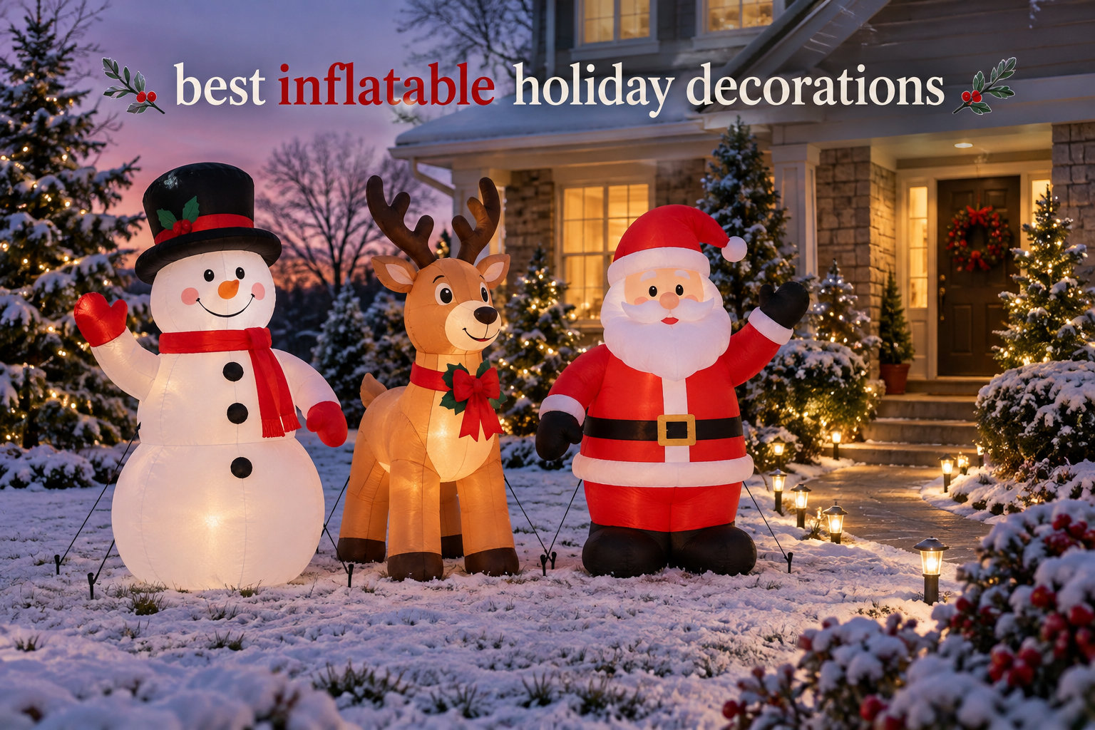 best inflatable holiday decorations