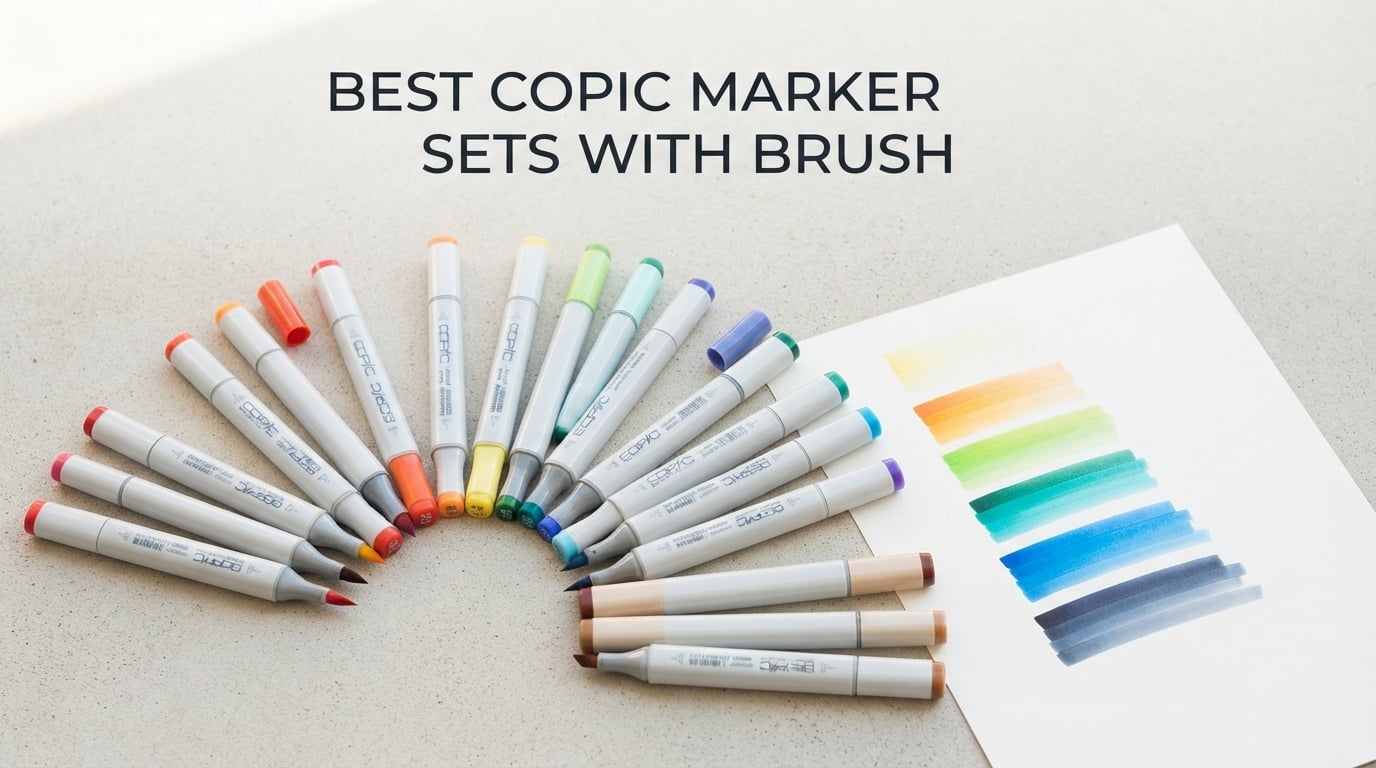 best copic marker sets with brush