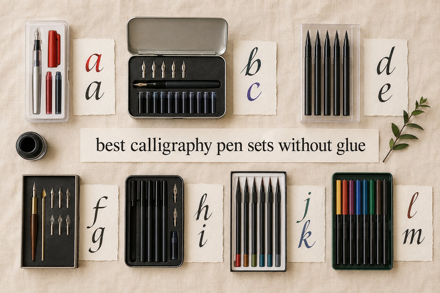 best calligraphy pen sets without glue
