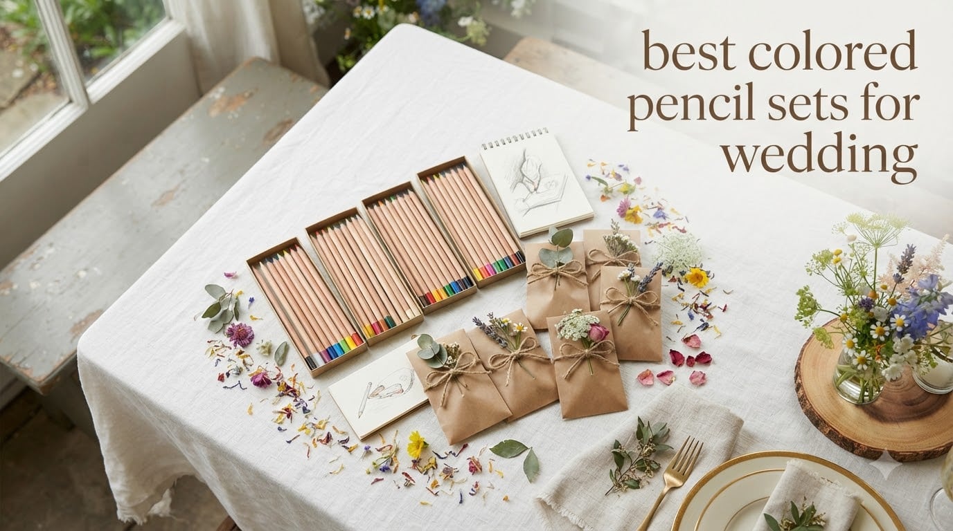 best colored pencil sets for wedding