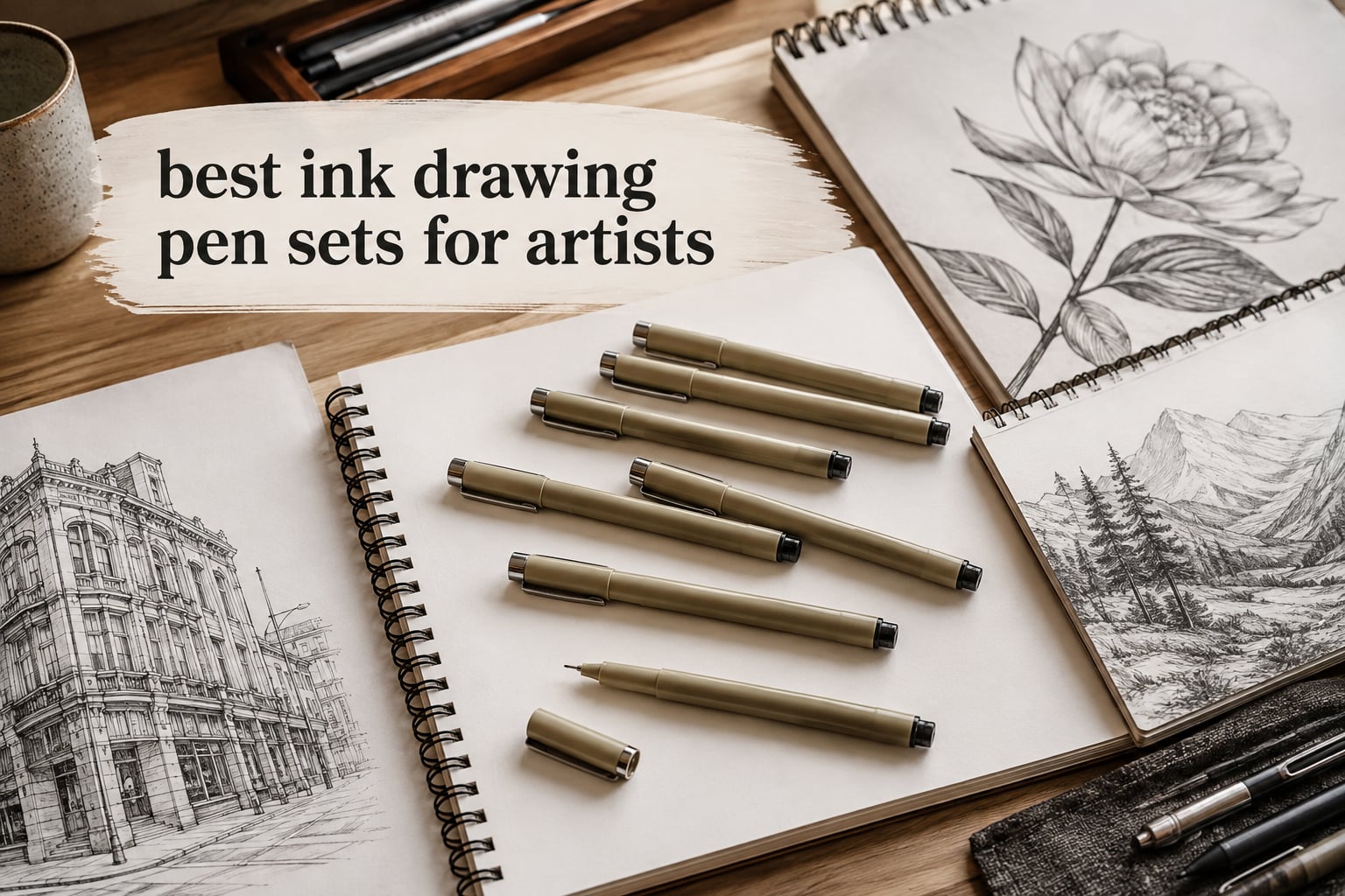 best ink drawing pen sets for artists