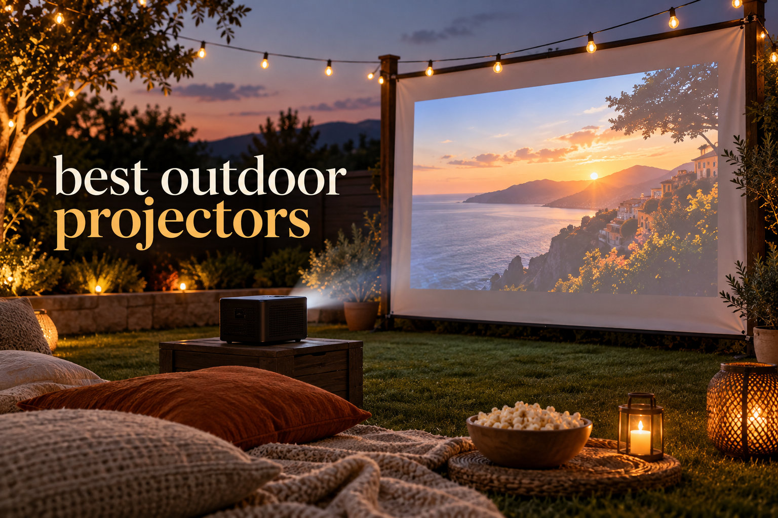 best outdoor projectors