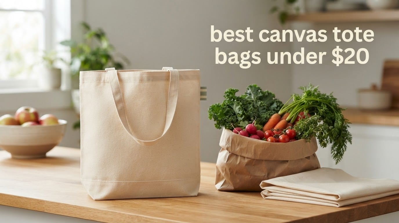 best canvas tote bags under $20