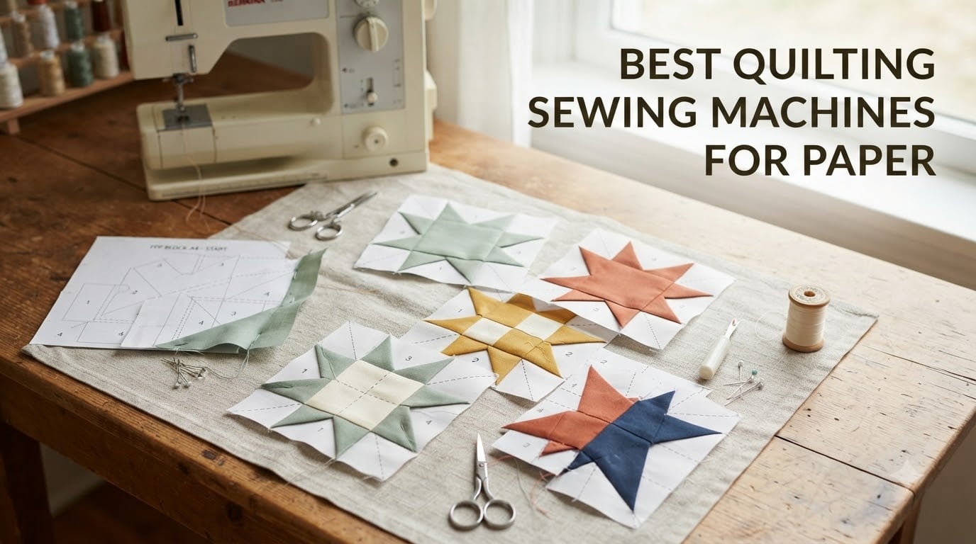 best quilting sewing machines for paper