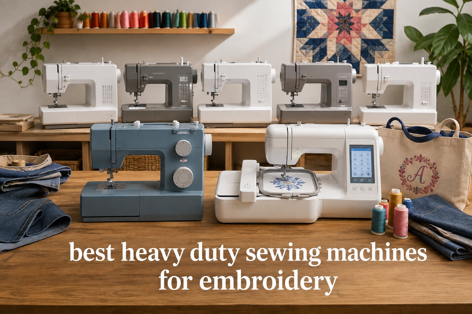 best heavy duty sewing machines for embroidery