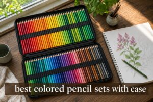 best colored pencil sets with case