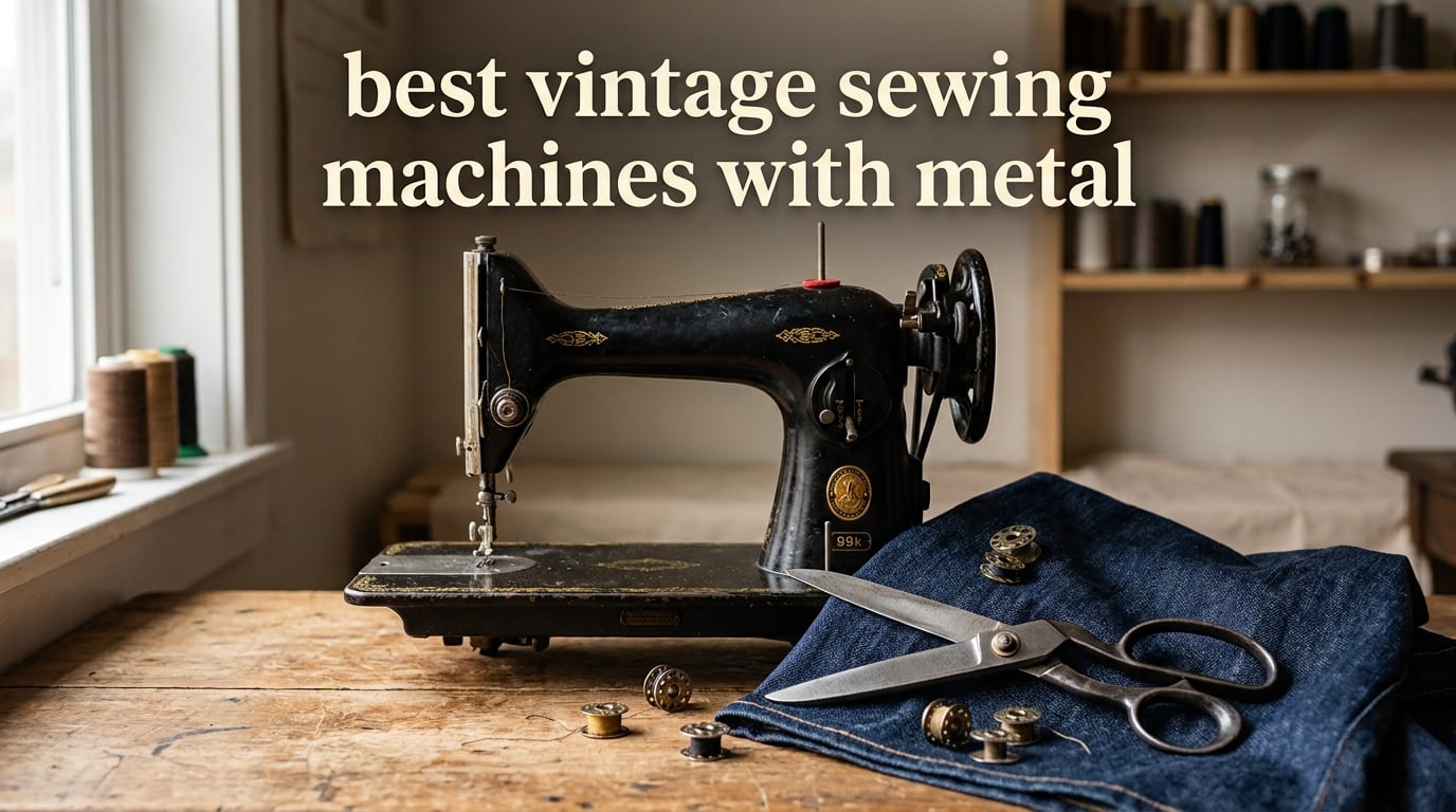 best vintage sewing machines with metal