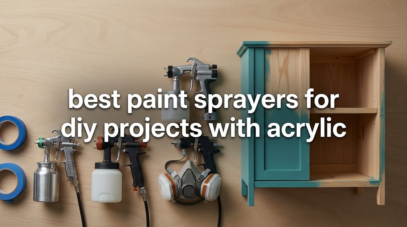 best paint sprayers for diy projects with acrylic