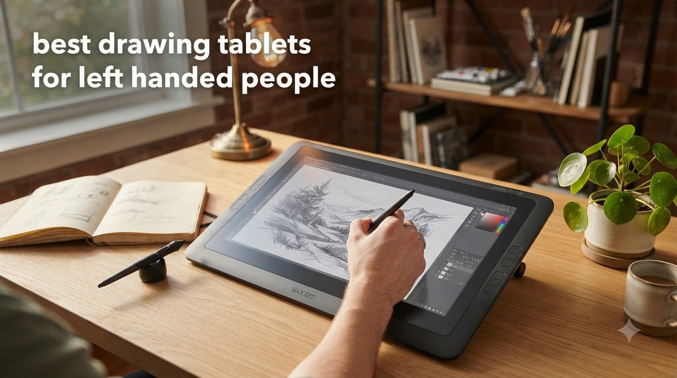 best drawing tablets for left handed people