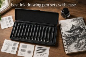 best ink drawing pen sets with case