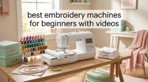 best embroidery machines for beginners with videos