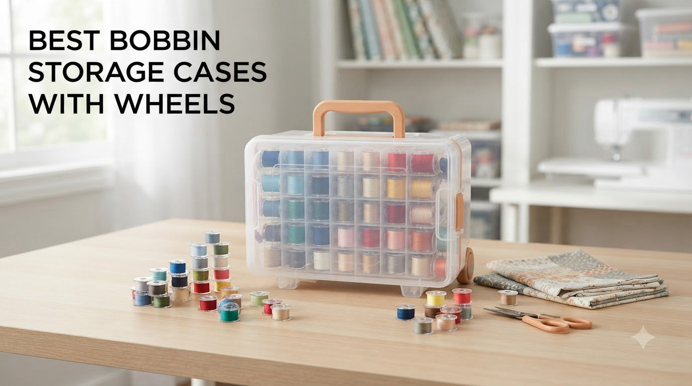 best bobbin storage cases with wheels