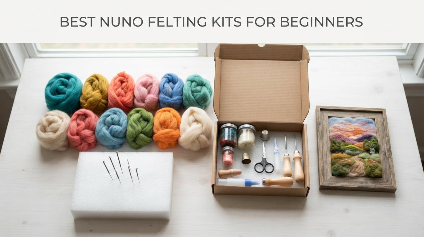 best nuno felting kits for beginners