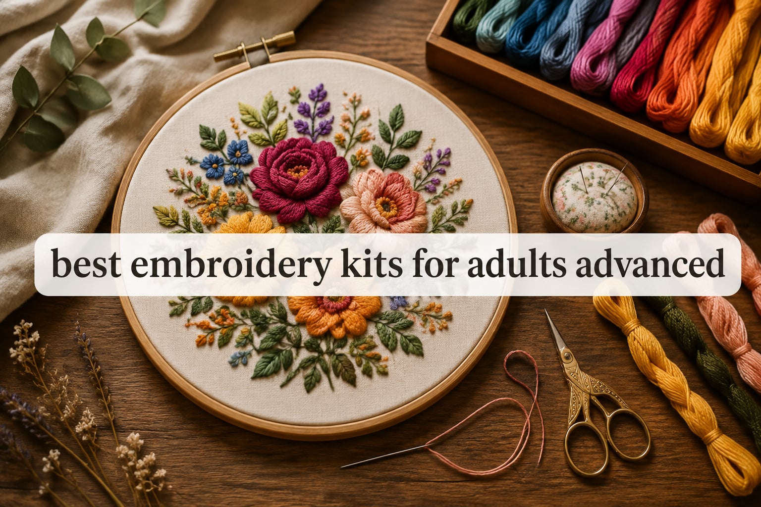 best embroidery kits for adults advanced