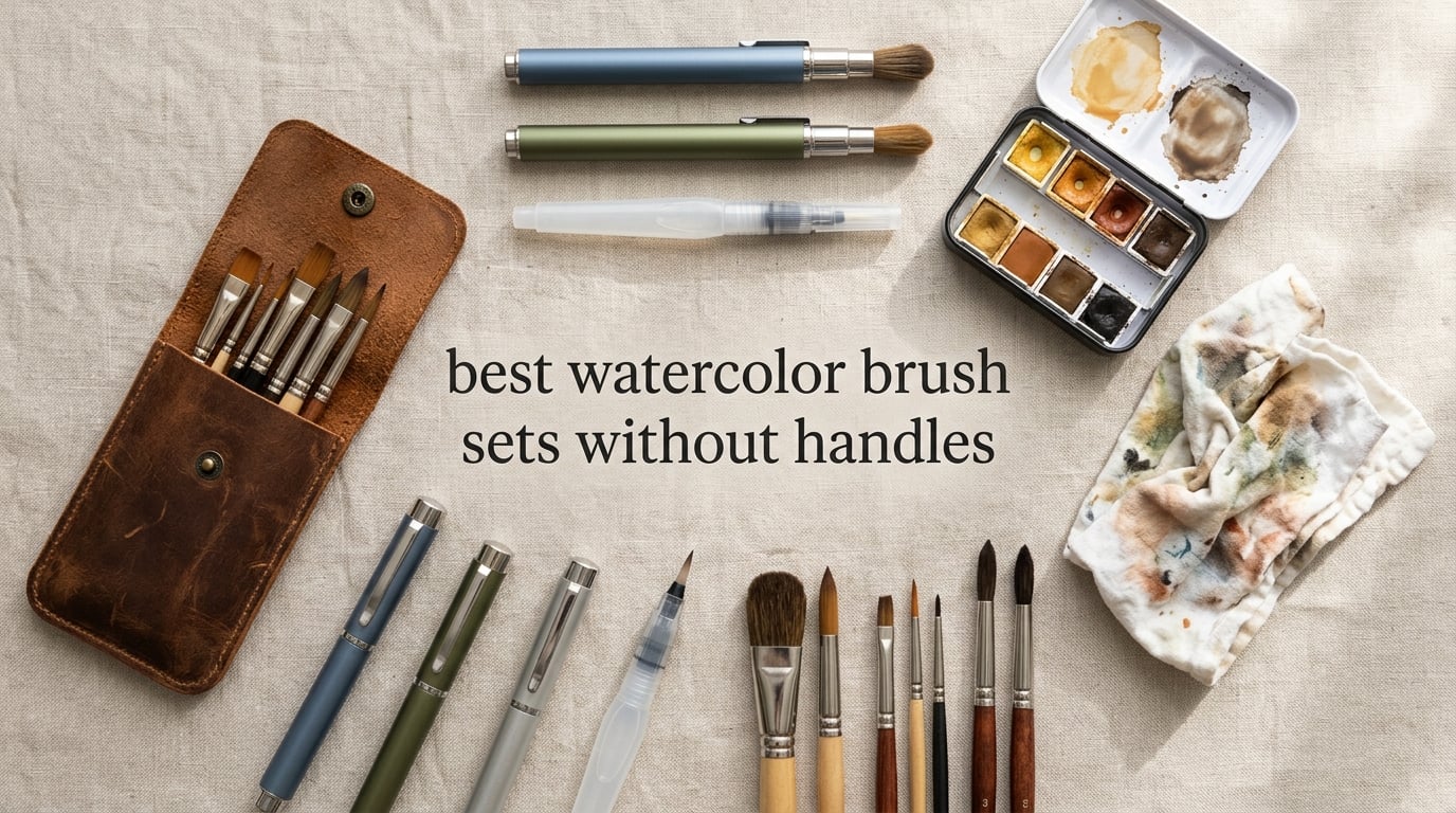 best watercolor brush sets without handles