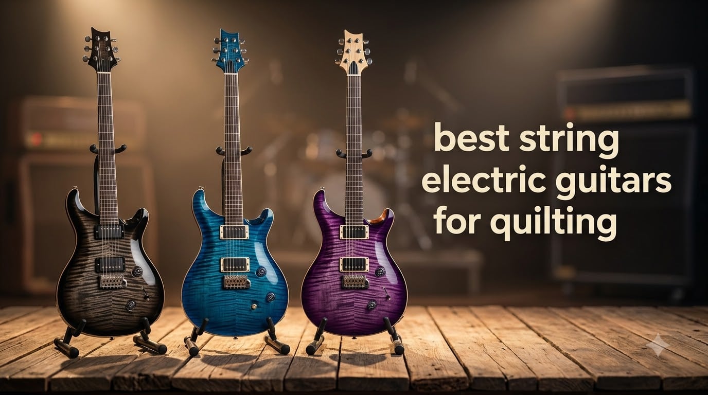 best string electric guitars for quilting