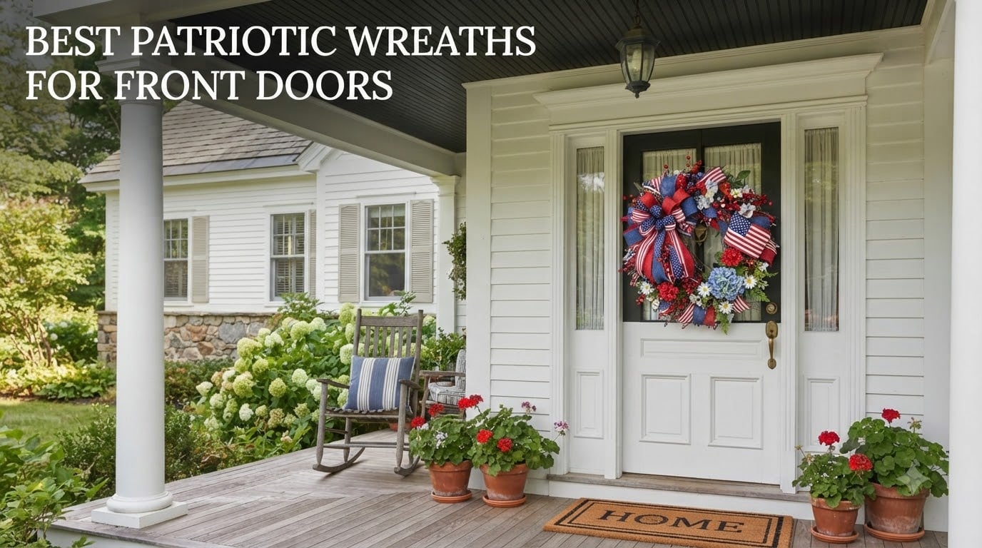 best patriotic wreaths for front doors