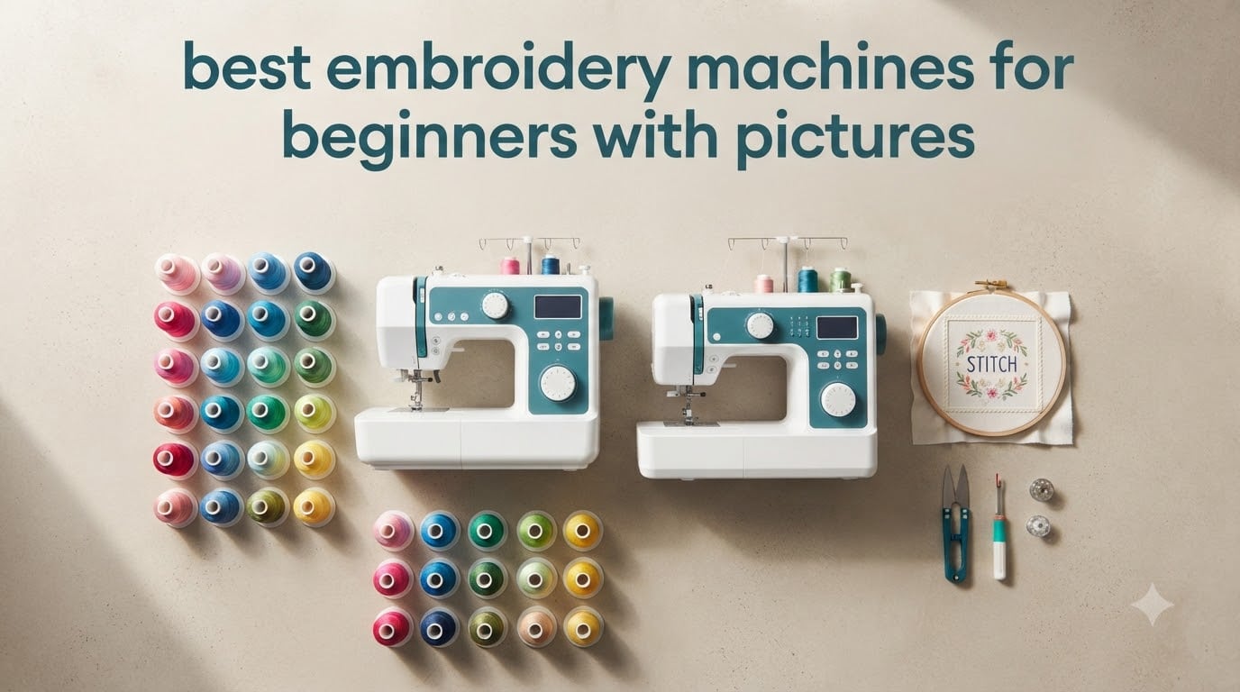 best embroidery machines for beginners with pictures