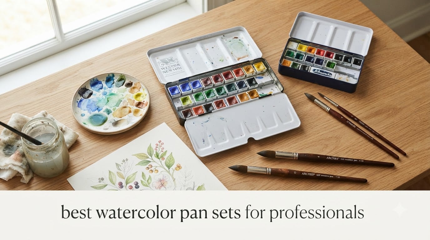 best watercolor pan sets for professionals