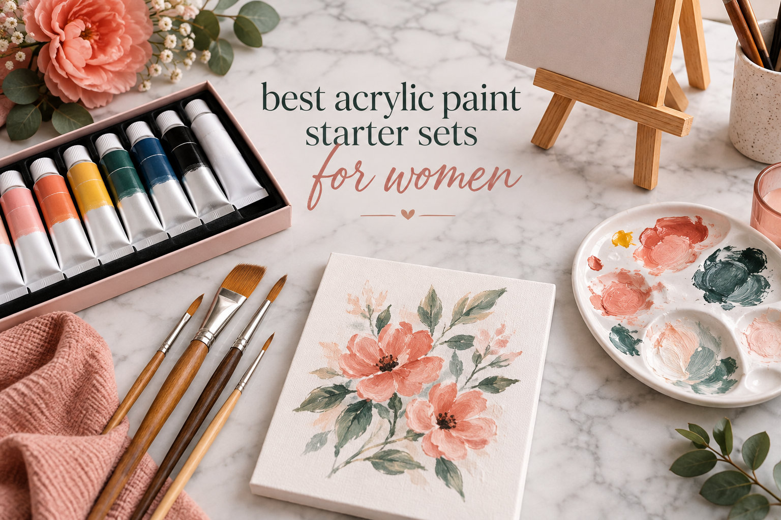 best acrylic paint starter sets for women