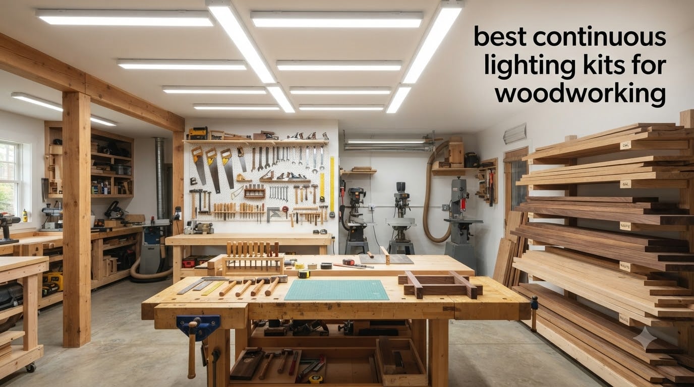best continuous lighting kits for woodworking