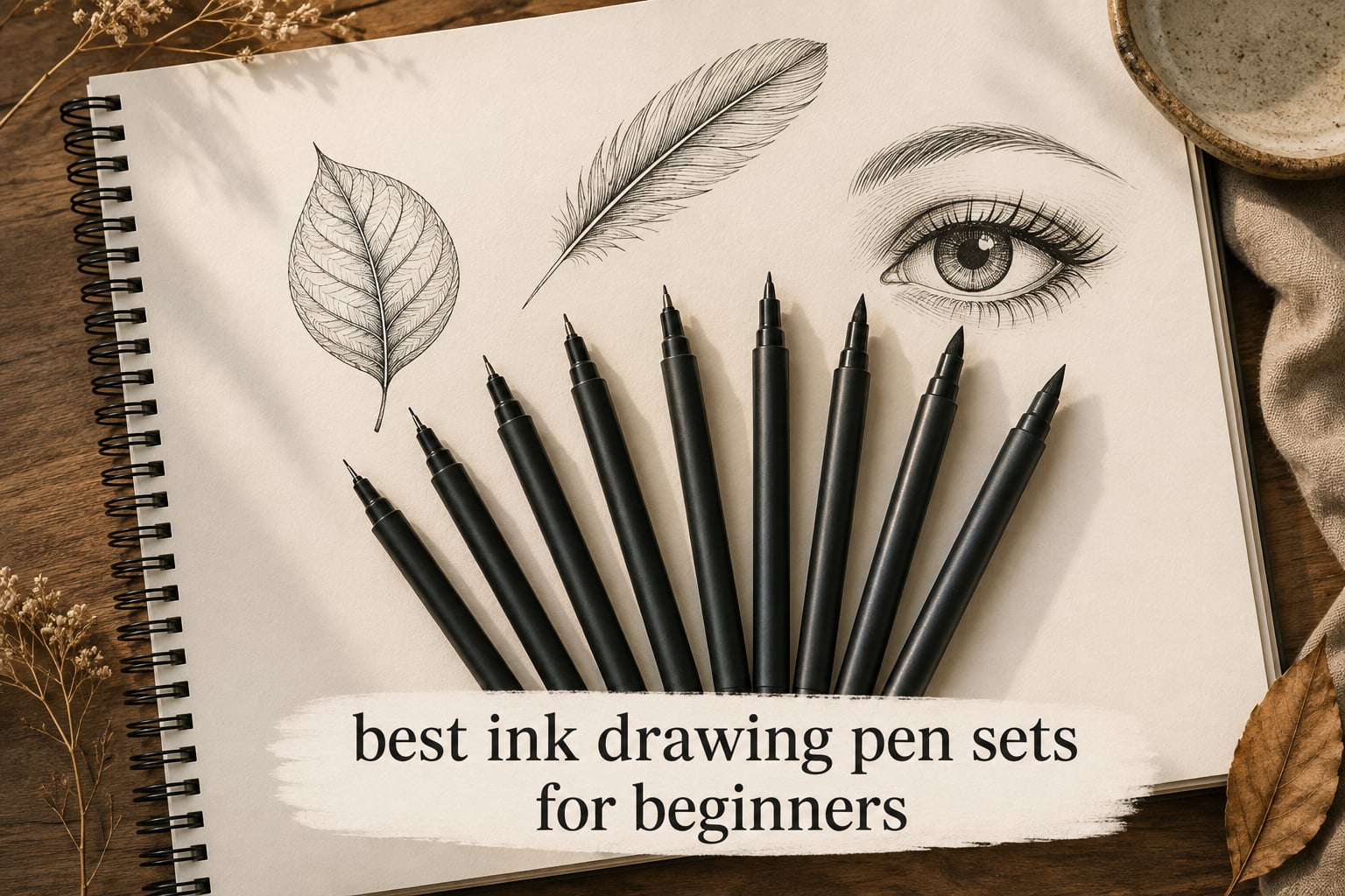 best ink drawing pen sets for beginners