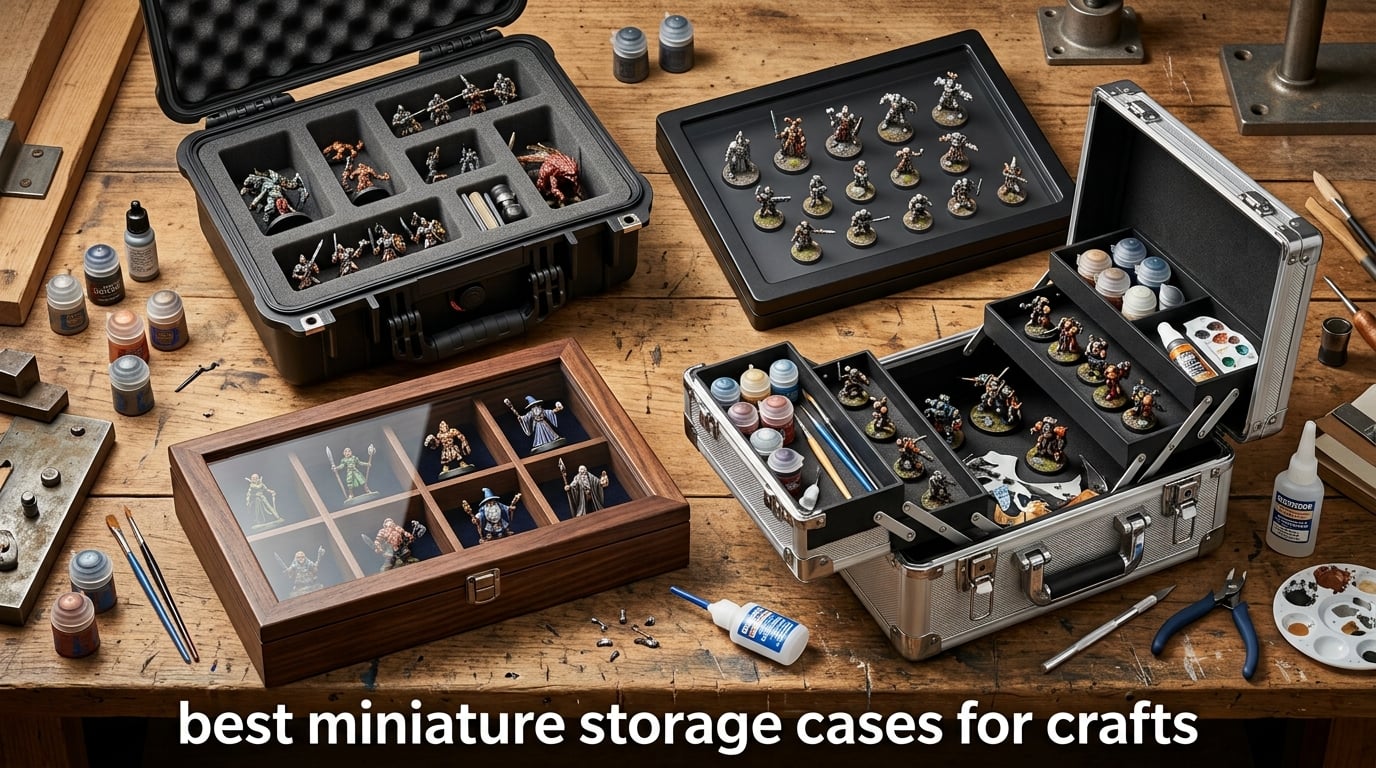 best miniature storage cases for crafts