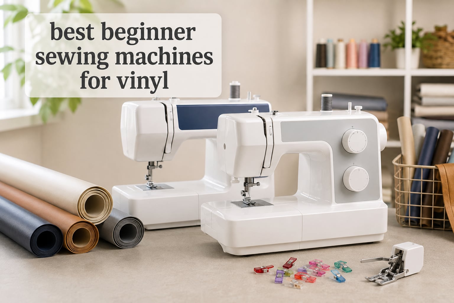 best beginner sewing machines for vinyl