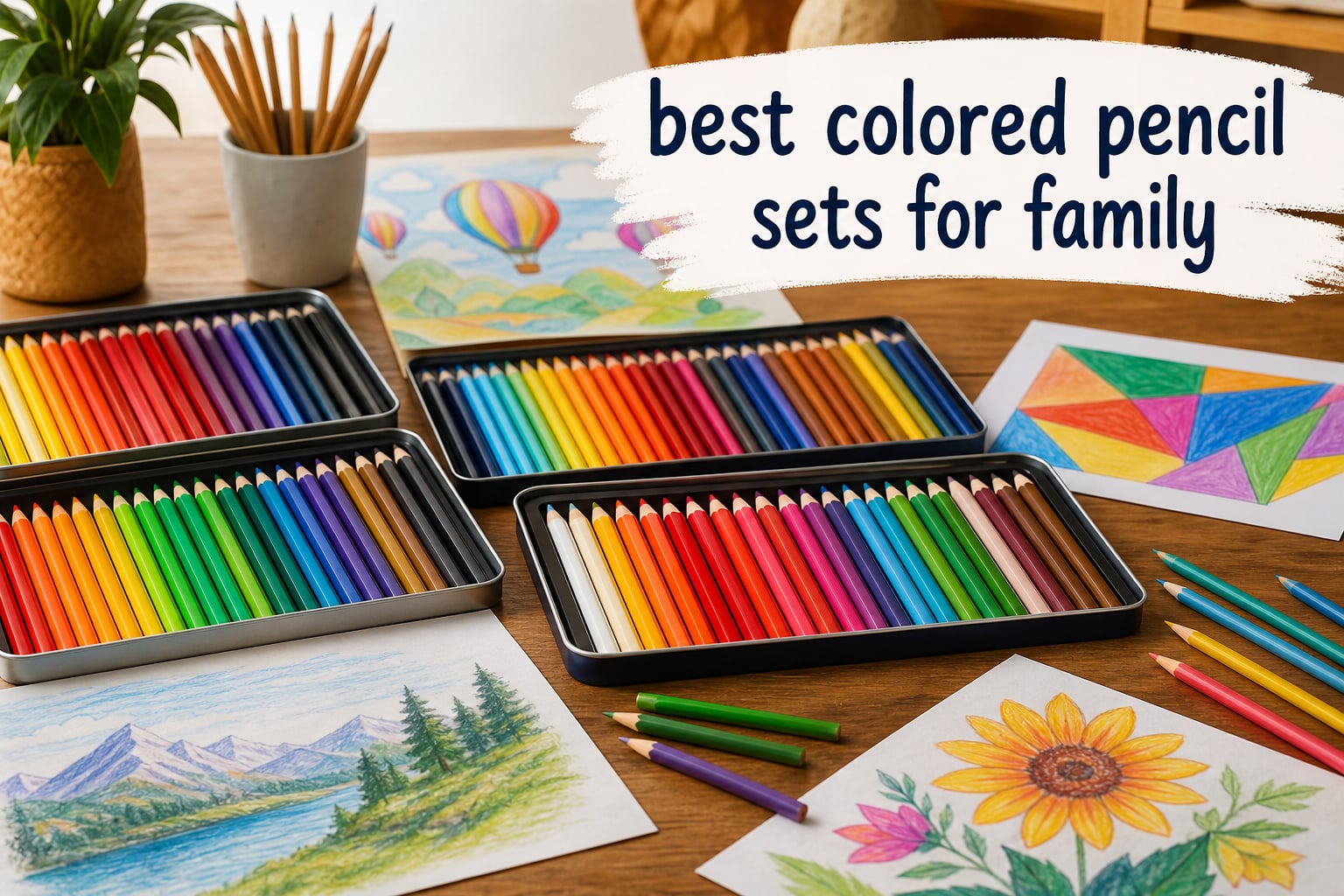 best colored pencil sets for family