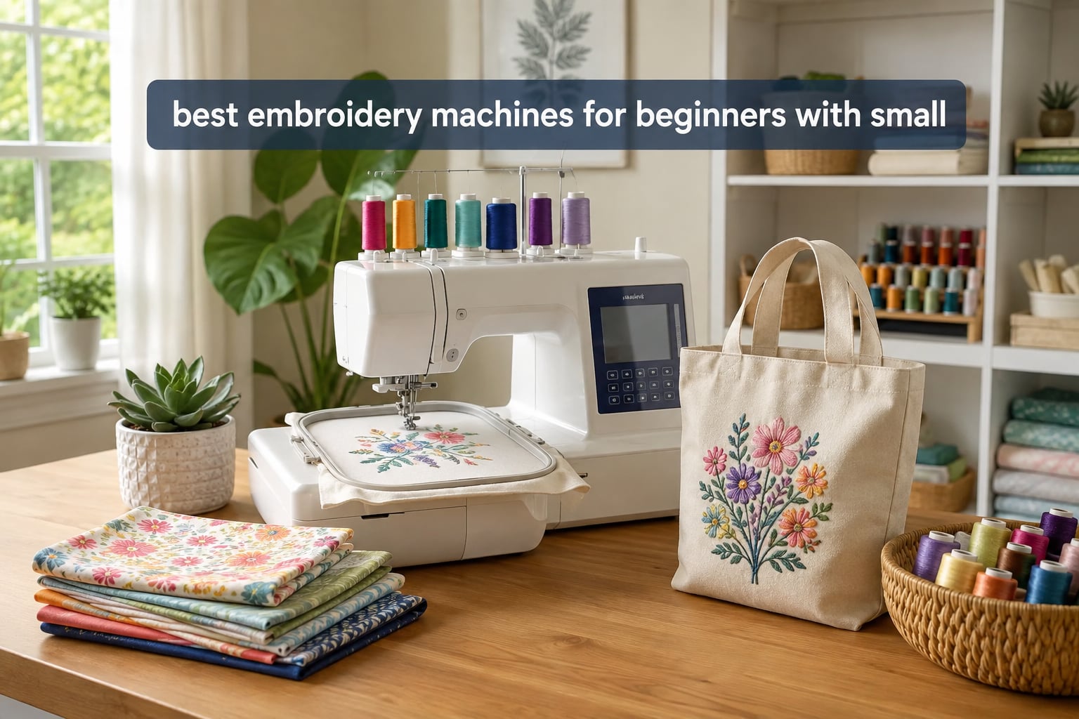 best embroidery machines for beginners with small