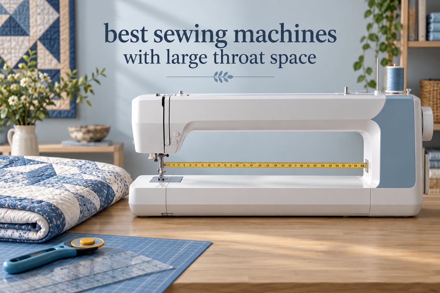 best sewing machines with large throat space