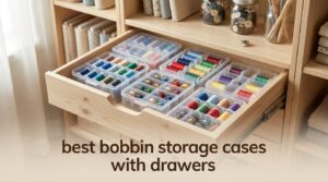 best bobbin storage cases with drawers