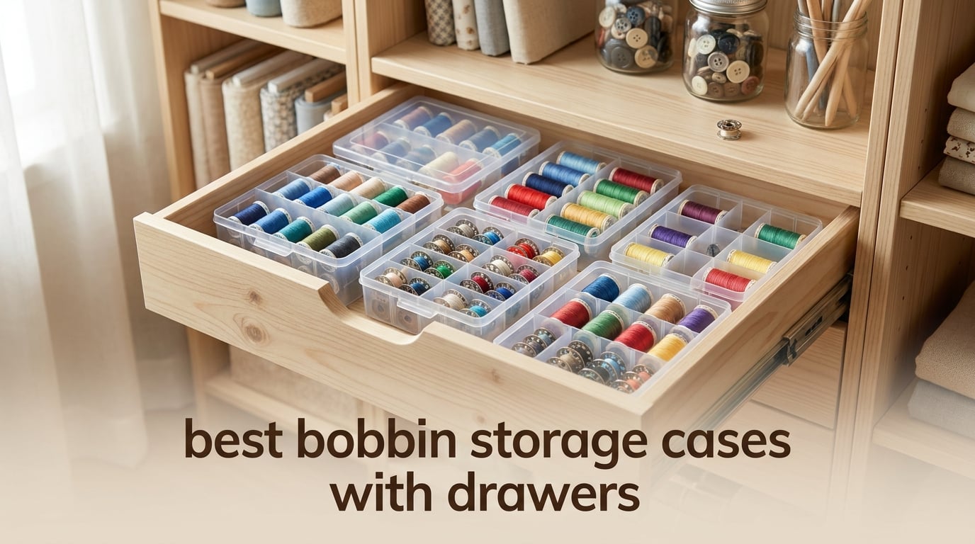 best bobbin storage cases with drawers