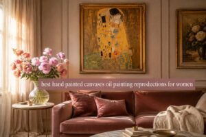 best hand painted canvases oil painting reproductions for women