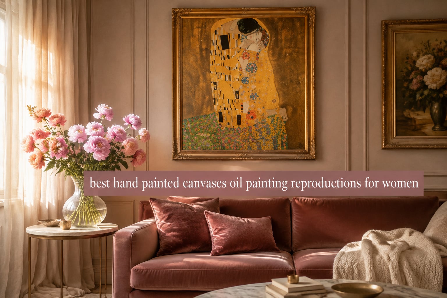best hand painted canvases oil painting reproductions for women