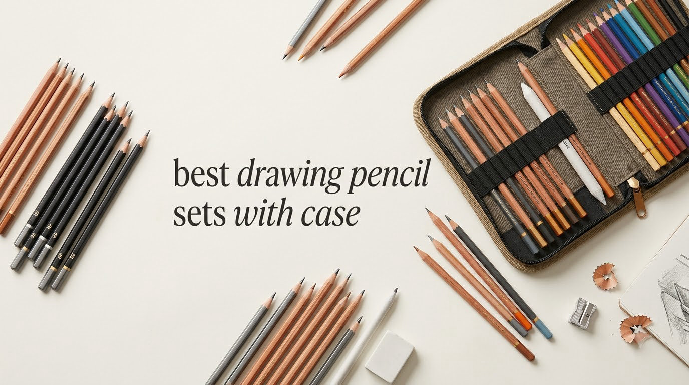 best drawing pencil sets with case