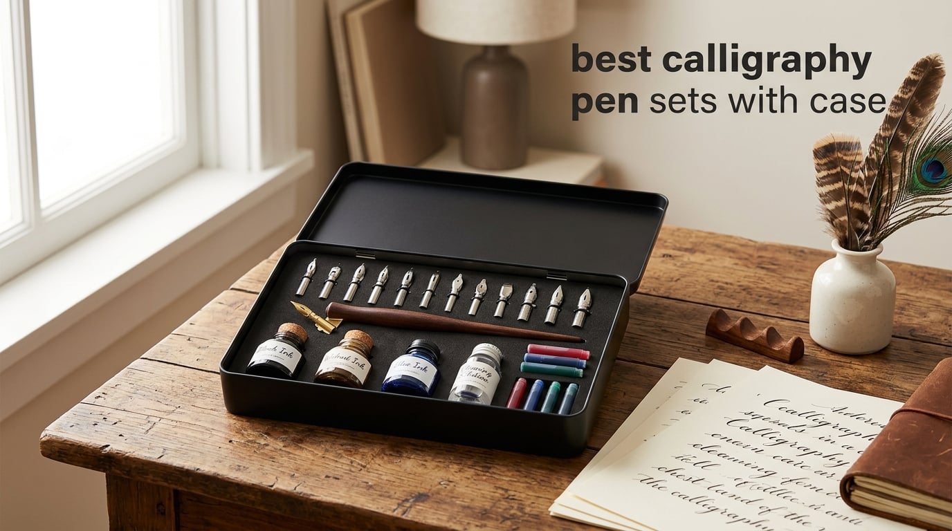 best calligraphy pen sets with case