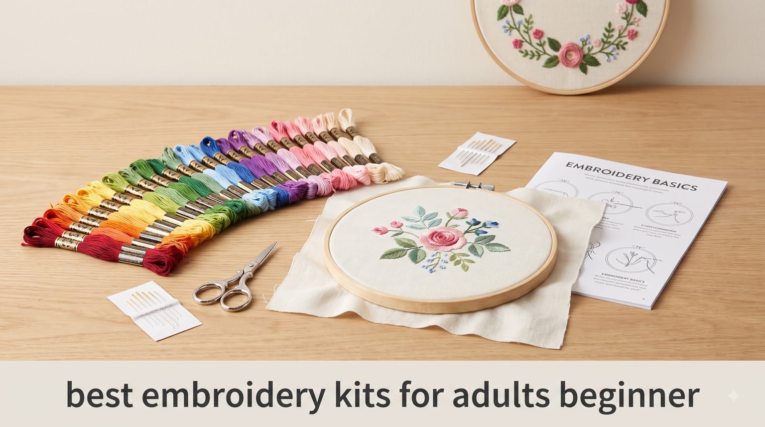 best embroidery kits for adults beginner