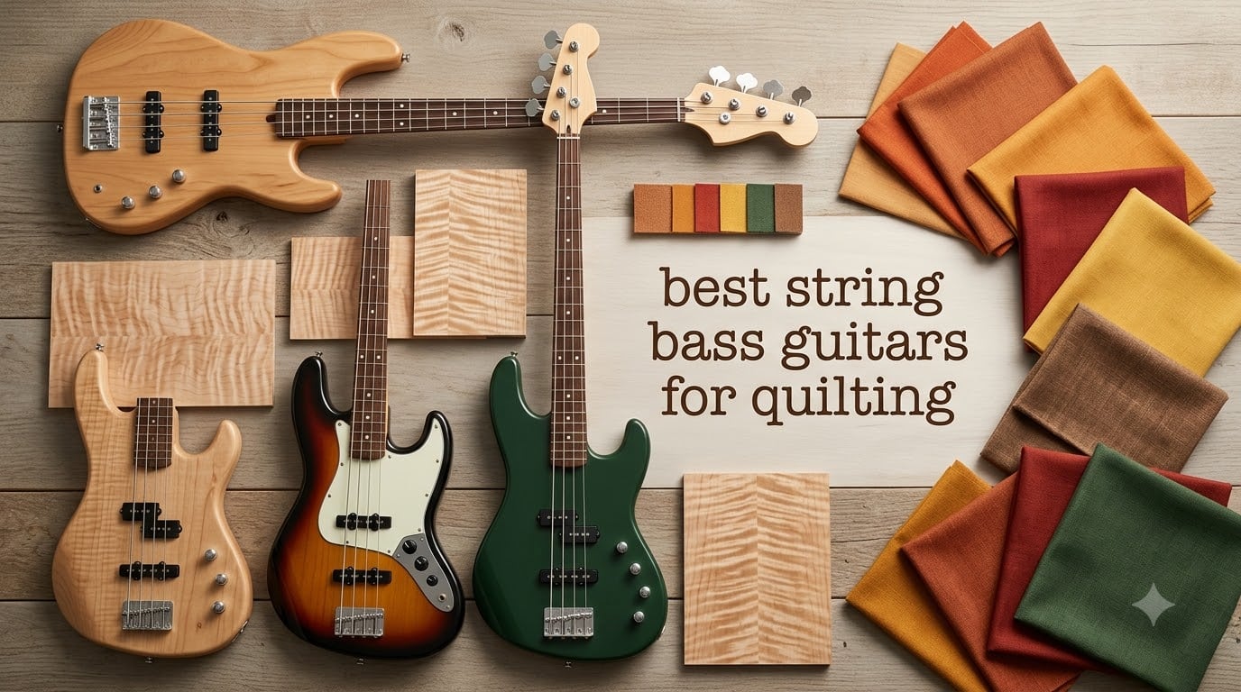 best string bass guitars for quilting