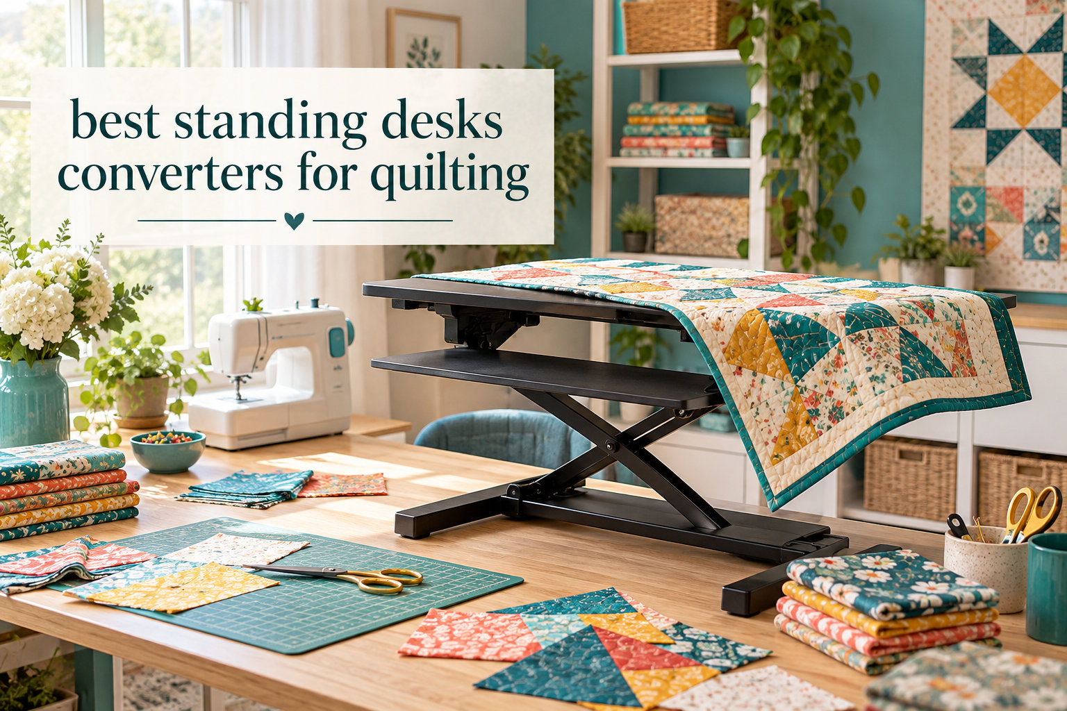 best standing desks converters for quilting