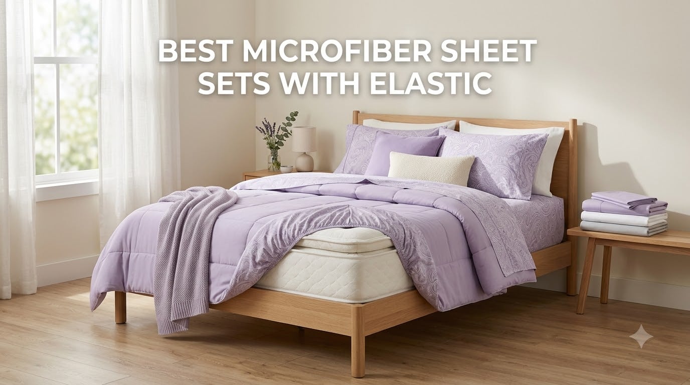 best microfiber sheet sets with elastic