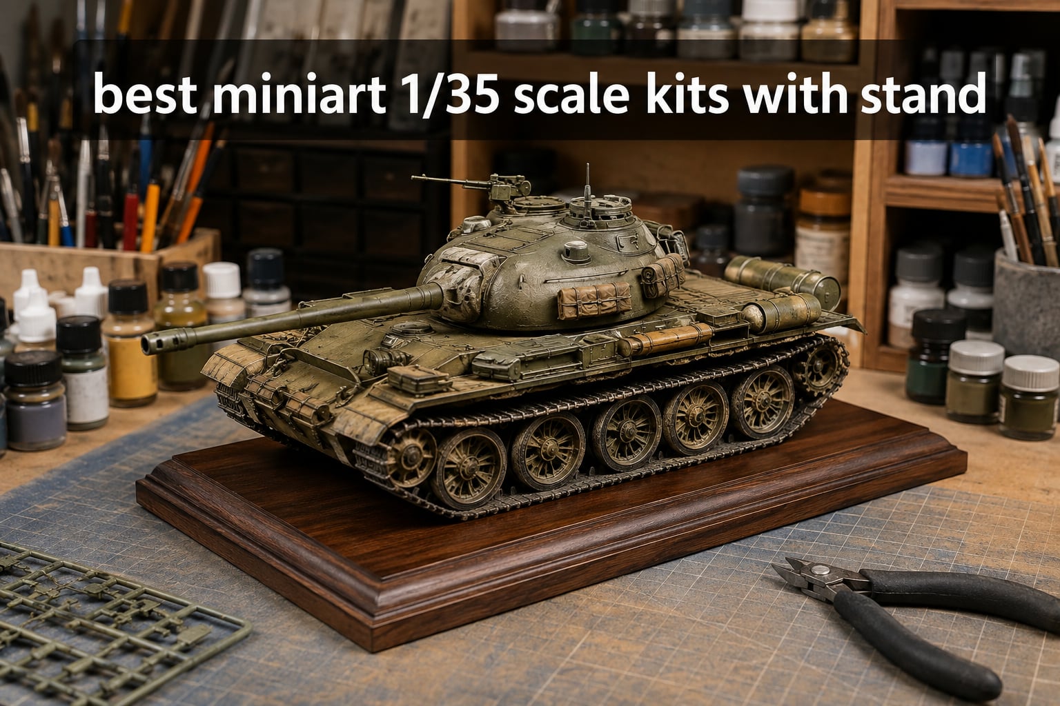best miniart 1/35 scale kits with stand