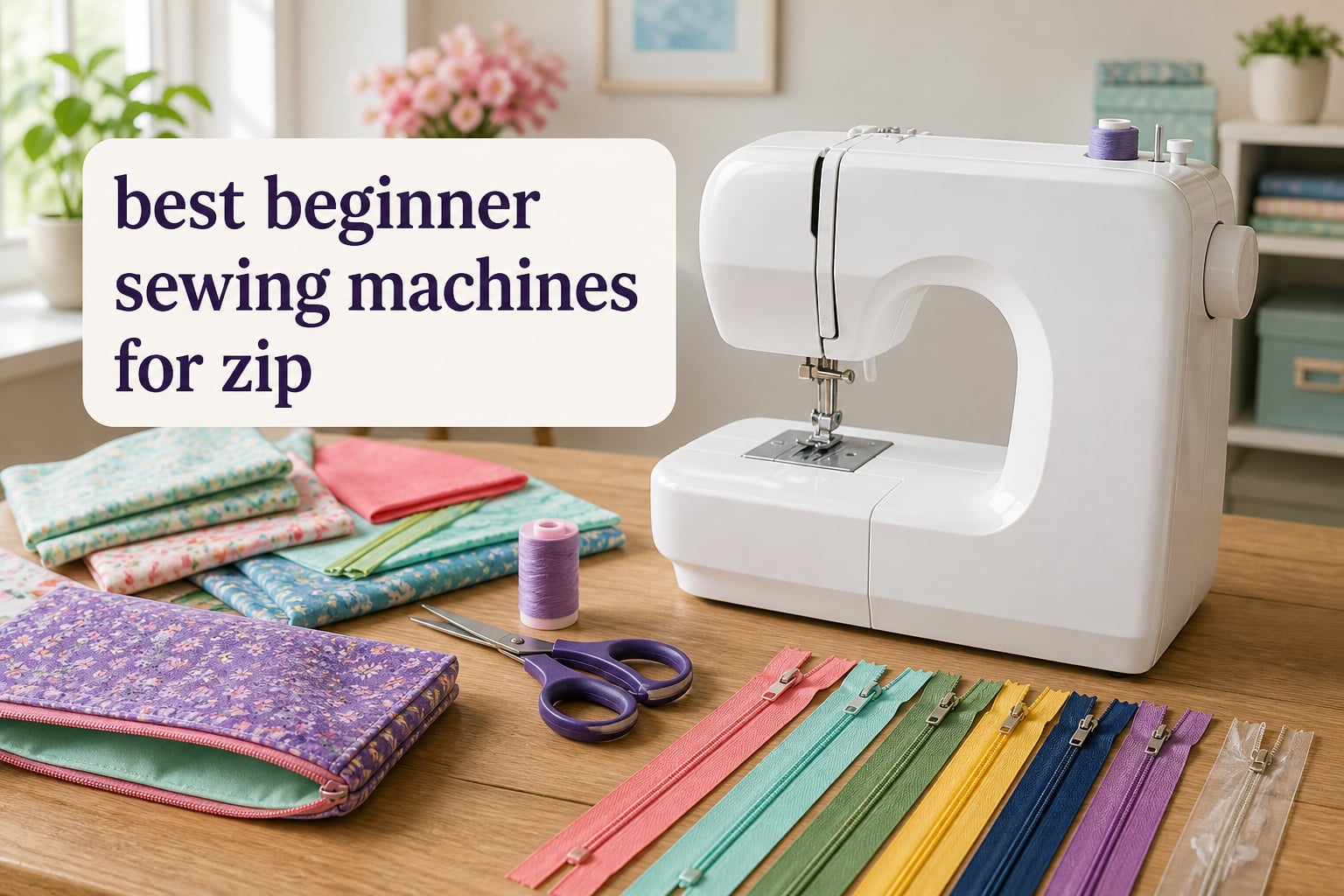 best beginner sewing machines for zip