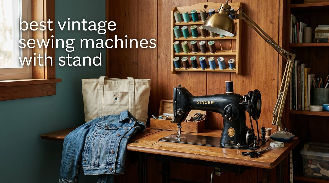 best vintage sewing machines with stand