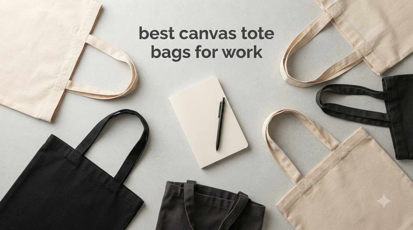 best canvas tote bags for work